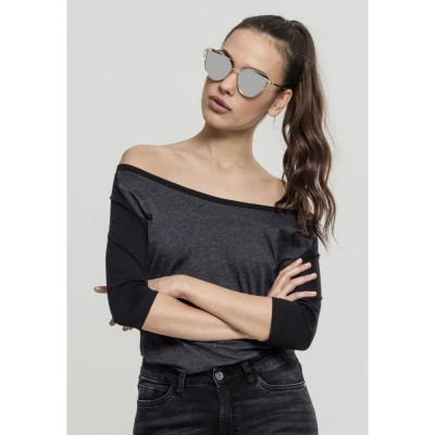 тениска,мъжки,тениски,дамски,тениски,urban,classics,s,raglan,3,4,sleeve,t,shirt,brown,(brown,black)