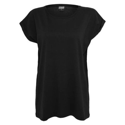 тениска,дамски,тениски,urban,classics,extended,2,pa,short,sleeve,t,shirt,black,white,(black)