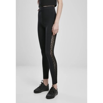 клин,дамски,клинове,дамски,чорапогащи,и,клинове,urban,classics,flock,lace,inset,leggings,black