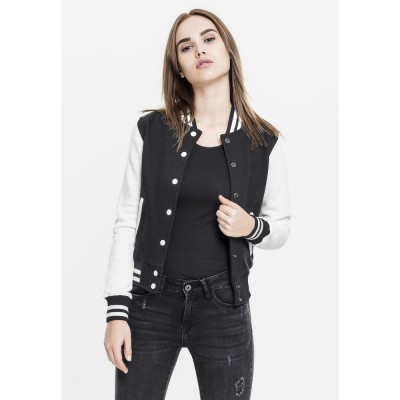 яке,дамски,якета,и,палта,urban,classics,jacket,2,tone,college,sweatshirt,black