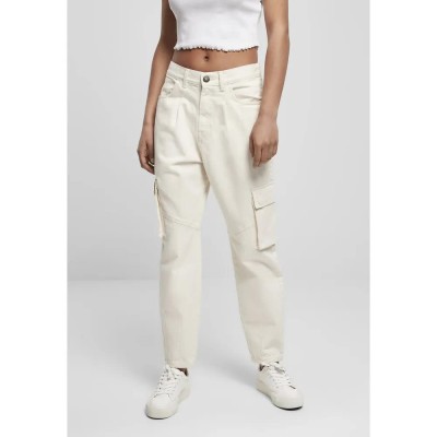 панталони,дамски,панталони,urban,classics,ballon,fit,twill,cargo,pants,white