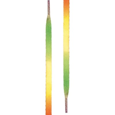 обувни,аксесоари,tubelaces,white,flat,laces,5,units,rainbow,(yellow)
