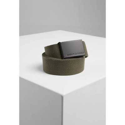колан,колани,urban,classics,canvas,belt,olive,black,(green)