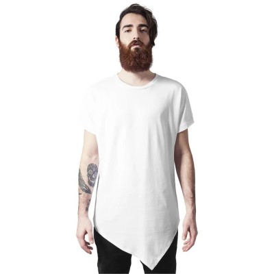 тениска,мъжки,тениски,urban,classics,aymetric,long,t,shirt,white