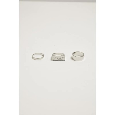 бижутерия,mister,tee,kit,3,rings,silver,(silver)