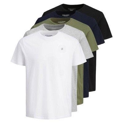 тениска,мъжки,тениски,jack,&,jones,jxj,short,sleeve,crew,neck,t,shirt,5,units,multicolor