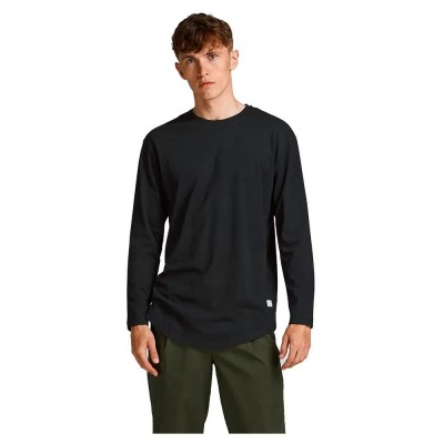 тениска,мъжки,тениски,jack,&,jones,noa,long,sleeve,t,shirt,black,relaxed,fit,(black)
