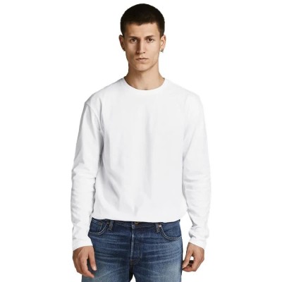 тениска,мъжки,тениски,jack,&,jones,noa,long,sleeve,t,shirt,white,(white,relaxed,fit)