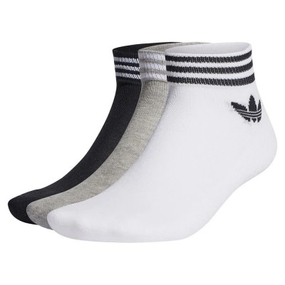 чорапи,мъжки,чорапи,adidas,originals,trefoil,ankle,hc,socks,multicolor,(white,medium,grey,heather,black)