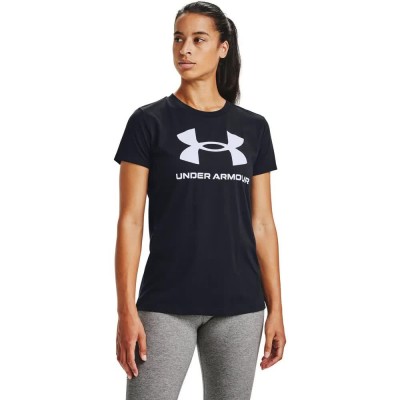 тениска,дамски,тениски,under,armour,live,sportstyle,graphic,t,shirt,black