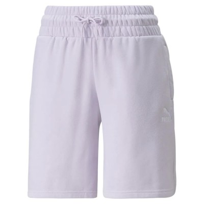 къси,панталони,дамски,панталони,puma,classics,high,waist,longline,8´´,shorts,white,(lavender,fog)