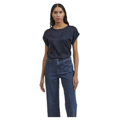 тениска,дамски,тениски,vila,ellette,short,sleeve,t,shirt,blue,(navy,blazer)