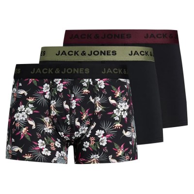 боксерки,мъжко,бельо,jack,&,jones,flower,microfiber,boxers,multicolor,(black,detail,black,black)