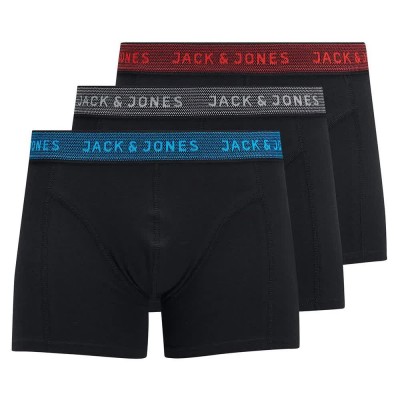боксерки,детско,бельо,jack,&,jones,waist,band,boxers,3,units,multicolor,(asphalt,detail,hawaian,ocean,fiery,red)