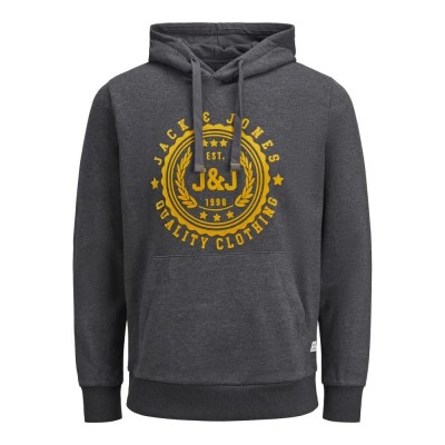 суичър,мъжки,пуловери,jack,&,jones,flocker,hoodie,grey,(grey,dark)