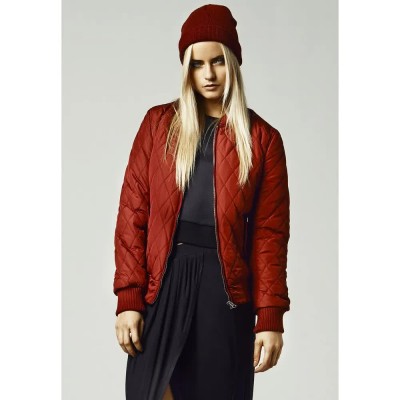 яке,дамски,якета,и,палта,urban,classics,diamond,nylon,jacket,bordeaux,(red)