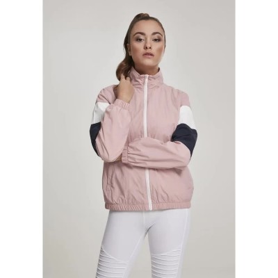 яке,дамски,якета,и,палта,urban,classics,3,tone,crinkle,jacket,pink,(pink,dark,navy,white)