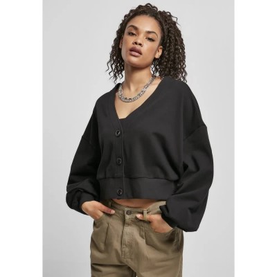 жилетка,мъжки,пуловери,дамски,пуловери,urban,classics,organic,oversized,terry,cardigan,black,(black)