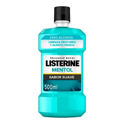 хигиена,аксесоари,listerine,zero,mentol,mouthwash,500ml,green,(blue)