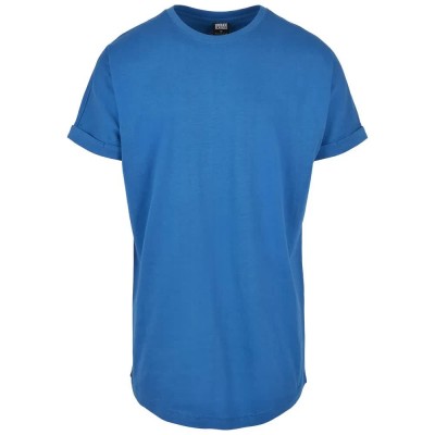 тениска,мъжки,тениски,urban,classics,long,shaped,turnup,tee,t,shirt,blue,(blue)