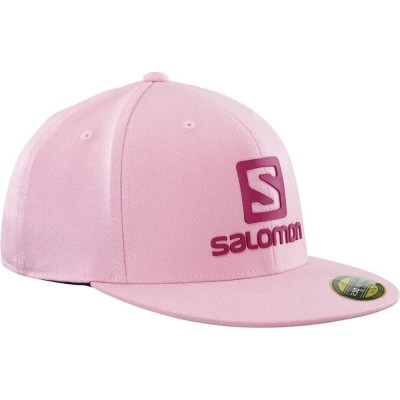 шапка,всички,шапки,salomon,logo,flexfit®,cap,pink,(lilac,sachet)