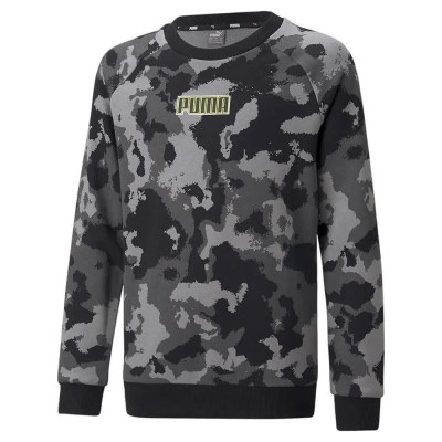 блуза,детски,блузи,puma,alpha,aop,crew,sweatshirt,grey,(puma,black)