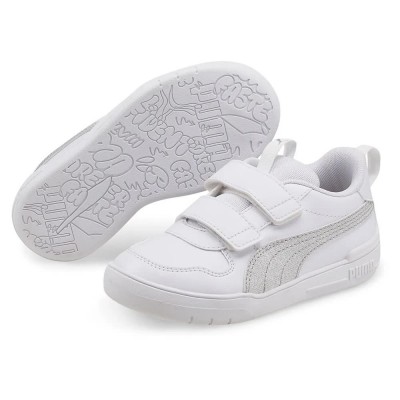 маратонки,детски,маратонки,puma,multiflex,glitz,fs,v,ps,trainers,white