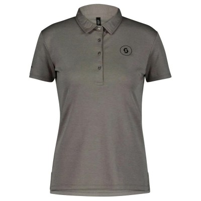 дамски,блузи,с,яка,scott,10,casual,short,sleeve,polo,grey,melange,(grey)