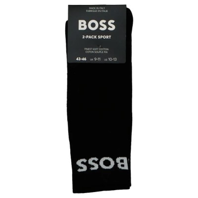 чорапи,мъжки,чорапи,boss,sport,socks,2,pairs,black