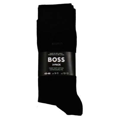 чорапи,мъжки,чорапи,boss,rs,uni,10241905,socks,3,pairs,black,(black)