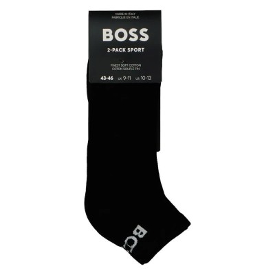 чорапи,мъжки,чорапи,boss,sport,socks,2,pairs,black