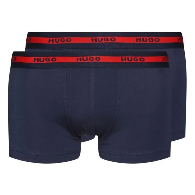 боксерки,мъжко,бельо,hugo,boxers,navy,(blue)