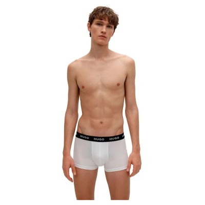 боксерки,мъжко,бельо,hugo,boxers,3,units,white