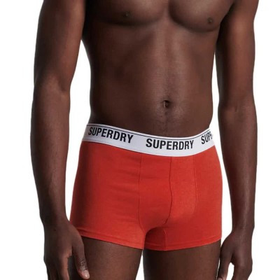 боксерки,мъжко,бельо,superdry,trunk,multi,boxers,2,units,mid,red,orange,(orange)