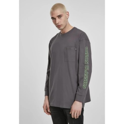 блуза,мъжки,пуловери,urban,classics,neon,logo,boxy,pocket,sweatshirt,black,(black)