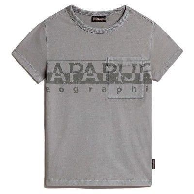 тениска,детски,тениски,napapijri,k,s,saleina,short,sleeve,t,shirt,grey,(medium,grey,solid)