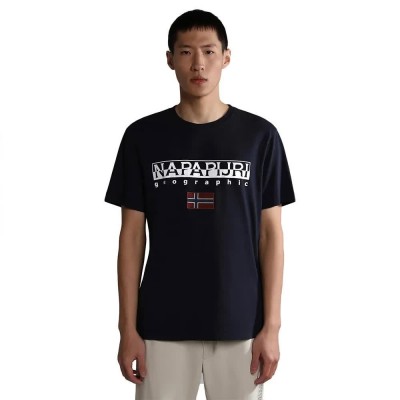 тениска,мъжки,тениски,napapijri,s,ayas,short,sleeve,t,shirt,blue,(blue,marine)