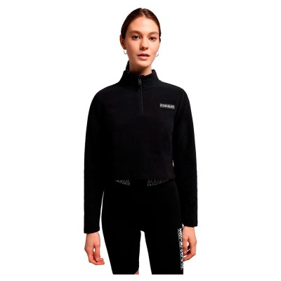 блуза,дамски,блузи,napapijri,t,morgex,w,half,zip,sweatshirt,black