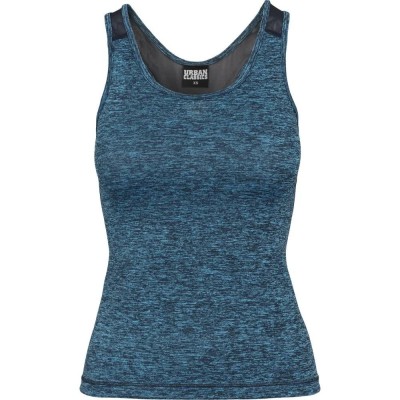 тениска,дамски,тениски,urban,classics,training,top,active,melange,logo,sleeveless,t,shirt,purple,(turquoise,black,black)