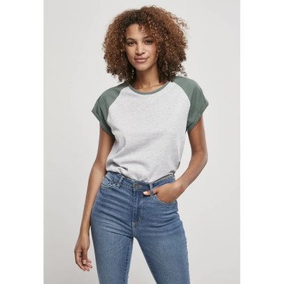 тениска,дамски,тениски,urban,classics,contrast,raglan,t,shirt,grey,(light,gray,green)