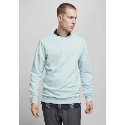 блуза,мъжки,пуловери,urban,classics,basic,terry,crew,sweatshirt,blue,(blue)