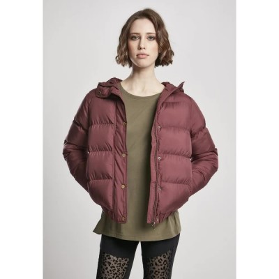 яке,дамски,якета,и,палта,urban,classics,hooded,puffer,jacket,bordeaux,(red)