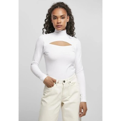 тениска,дамски,тениски,urban,classics,long,sleeve,high,neck,t,shirt,white,(white)