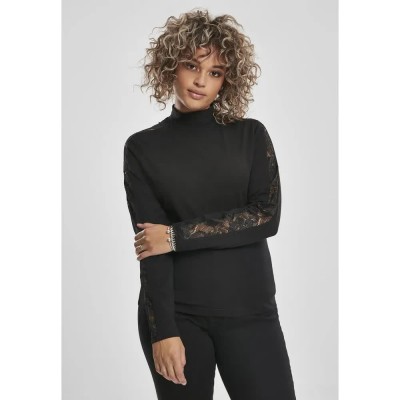 тениска,дамски,тениски,urban,classics,striped,gt,long,sleeve,t,shirt,black,(black)