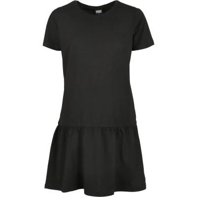 тениска,дамски,тениски,urban,classics,dress,valance,big,short,sleeve,t,shirt,black