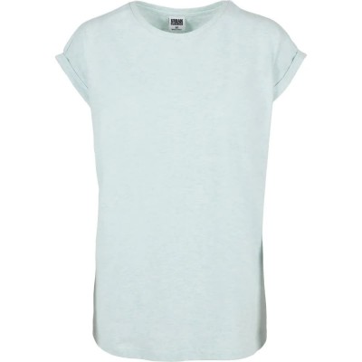 тениска,дамски,тениски,urban,classics,color,melange,extended,shoulder,big,short,sleeve,t,shirt,light,blue,(blue)