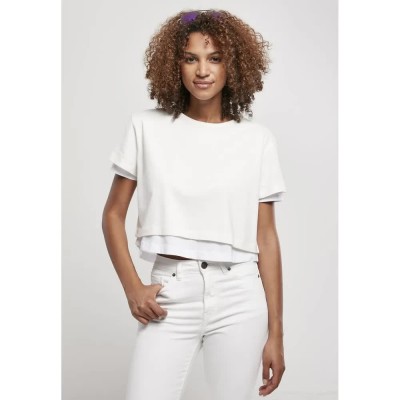 тениска,дамски,тениски,urban,classics,doublé,short,sleeve,t,shirt,white