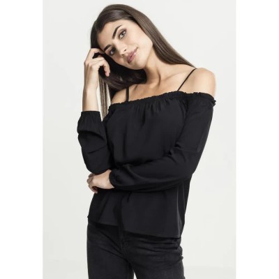тениска,дамски,тениски,urban,classics,top,cold,big,long,sleeve,t,shirt,black