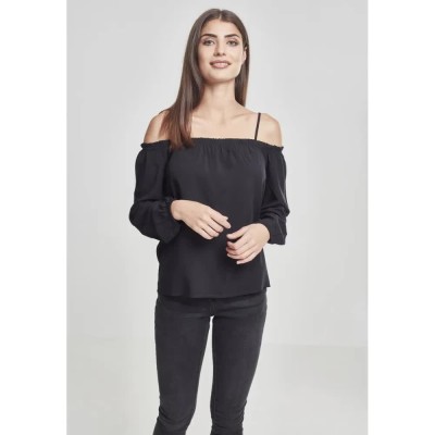 тениска,дамски,тениски,urban,classics,top,cold,t,shirt,black,(black)