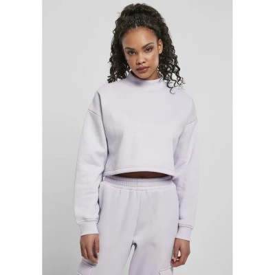 блуза,дамски,блузи,urban,classics,cropped,oversized,high,neck,crew,sweatshirt,violet,lila,(purple)